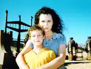 Hochwald with Jesse James Rutherford on the set