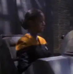 ...as a holographic Starfleet officer