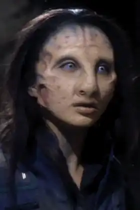 Ensign Hoshi Sato transformed into a Loque'eque