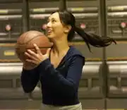 Hoshi with basketball