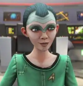 Cadet Huur'A, a female Enderprizian child