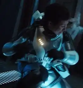 ... as stunt double for Sonequa Martin-Green