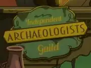 Independent Archaeologists Guild sign