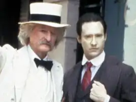 Hardin with Brent Spiner in "Time's Arrow, Part II"