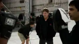 ... watching the training of Daniel Arrias and Zachary Quinto