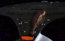 Junior attached to the Enterprise