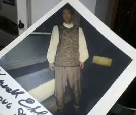 Ebling on a continuity Polaroid