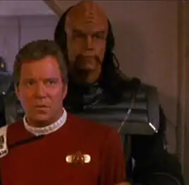 ...as a Klingon soldier