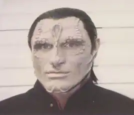 Grover on a makeup continuity Polaroid for "Parallels"