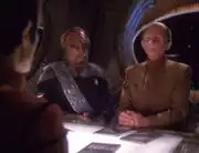 Kimara Cretak, Worf, and Odo