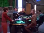 Kira leads staff meeting