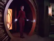 Kira possessed at Bajoran temple