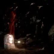 Kira trapped in a crystal