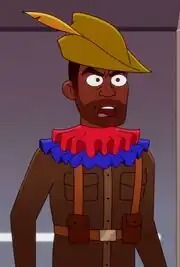 Klingon Encounter commander, costumed