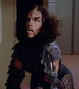 ...as a female Klingon