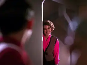 A non-corporeal Koinonian appearing as Jeremy Aster's mother Marla Aster