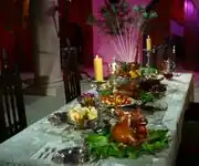 Korob's dinner table