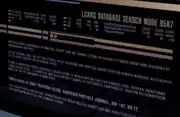 LCARS database search mode 9567 6