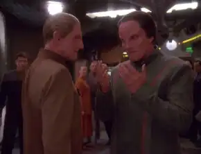 Odo and Laas in humanoid form (2375)