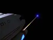 Magellan firing photon pulse