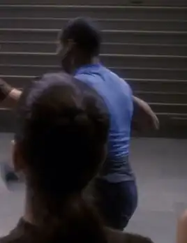 ... as stunt double for Anthony Montgomery