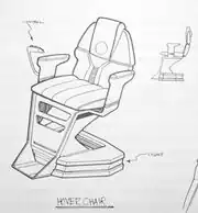 Melora Pazlar hover chair design