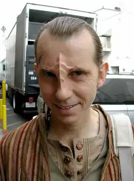 Glover behind the scenes