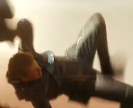 ...as stunt double for Chris Pine