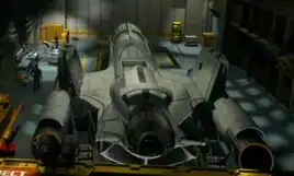 NX-Beta in its launch bay