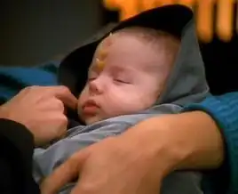 ...as an infant Naomi Wildman