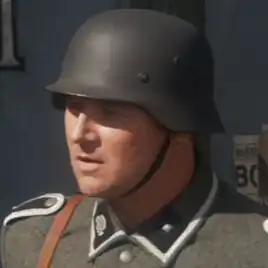 ...as a Nazi sergeant