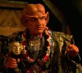 Neelix posing as a Ferengi