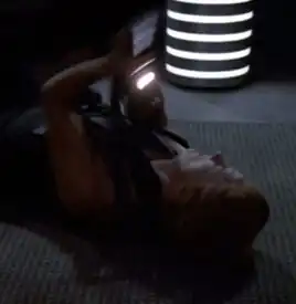 ... as stunt double for Kate Mulgrew