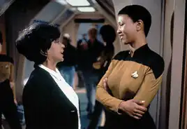 Nichelle Nichols and Mae Jemison