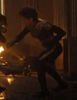 ...as stunt double for Sonequa Martin-Green