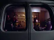 Observation lounge from space