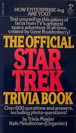 Official Star Trek Trivia Book 1980 cover