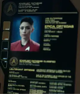 Ortegas personnel file