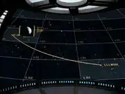 Otrin's homeworld course from Voyager