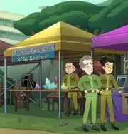 Outpost science recruitment booth