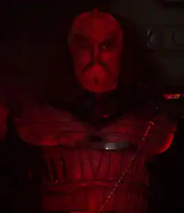 ... as a Klingon officer