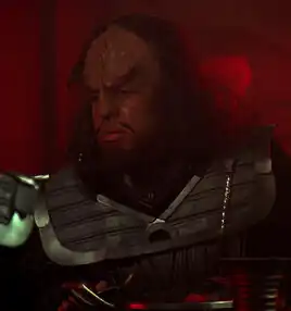 ...as a Klingon tactical officer