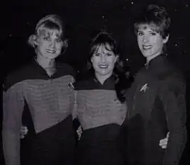 Thomas-Palomino (left) with Joni Avery and Patricia Tallman