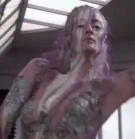 ...as the painted dancer