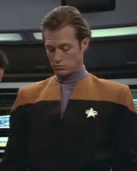 Parsons on the bridge in 2371