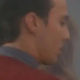 Parsons in the mess hall in 2371