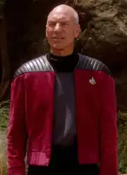 Picard jacket leather shoulders