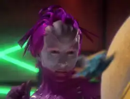 Pink butterfly dancer