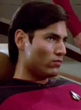 ...as an Enterprise-D conn ensign