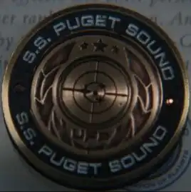 Pin honoring the Puget Sound